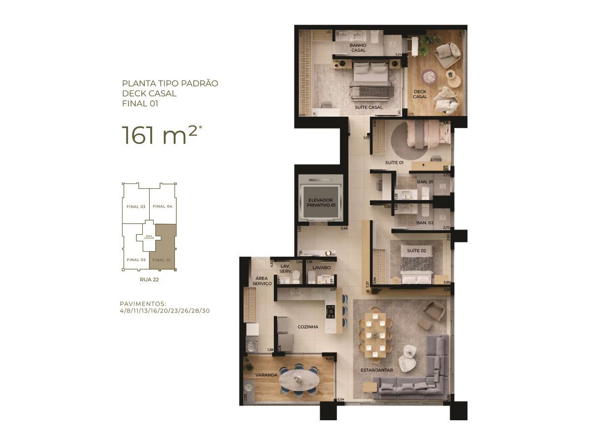 planta 6 apartamento