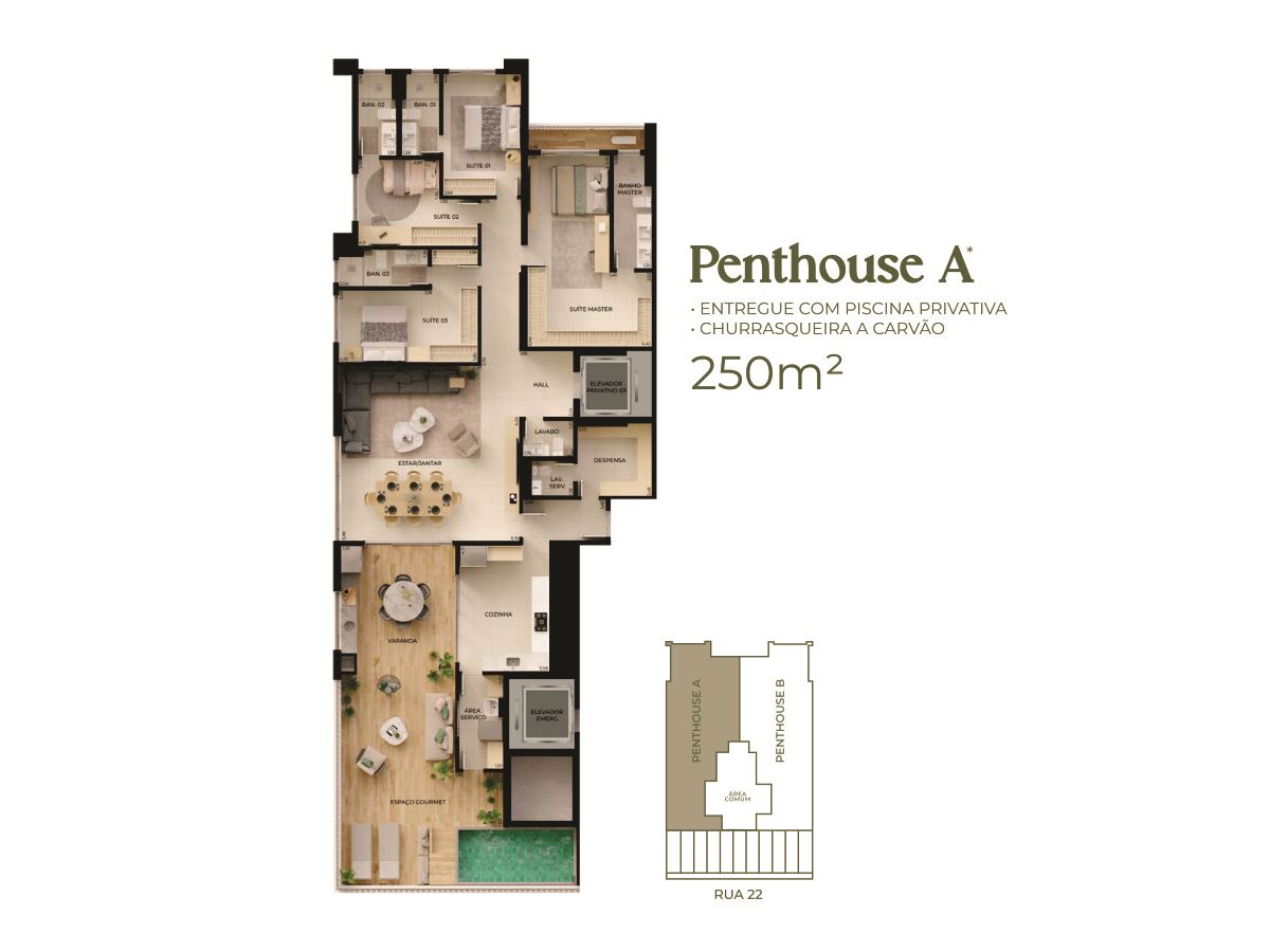 planta 1 penthouse