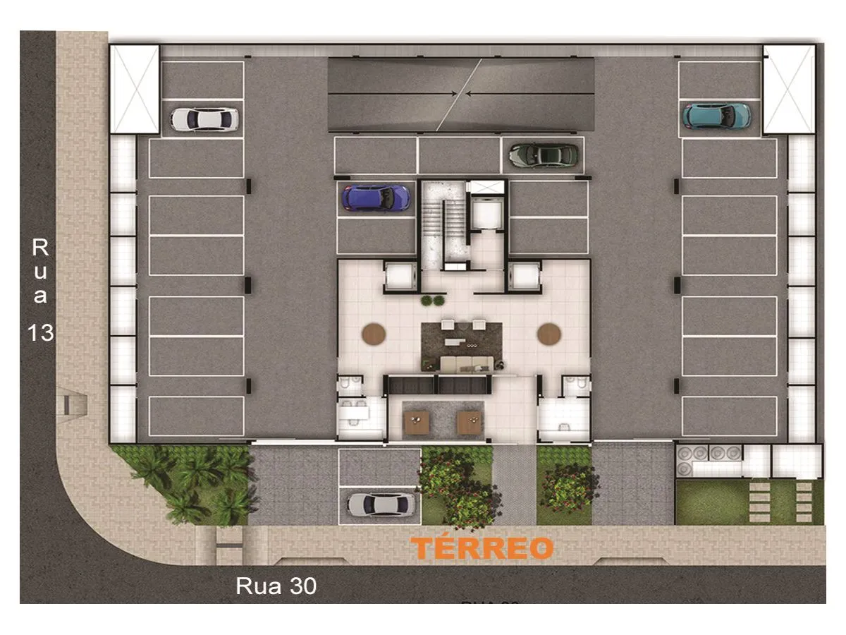 planta térreo amê infinity home