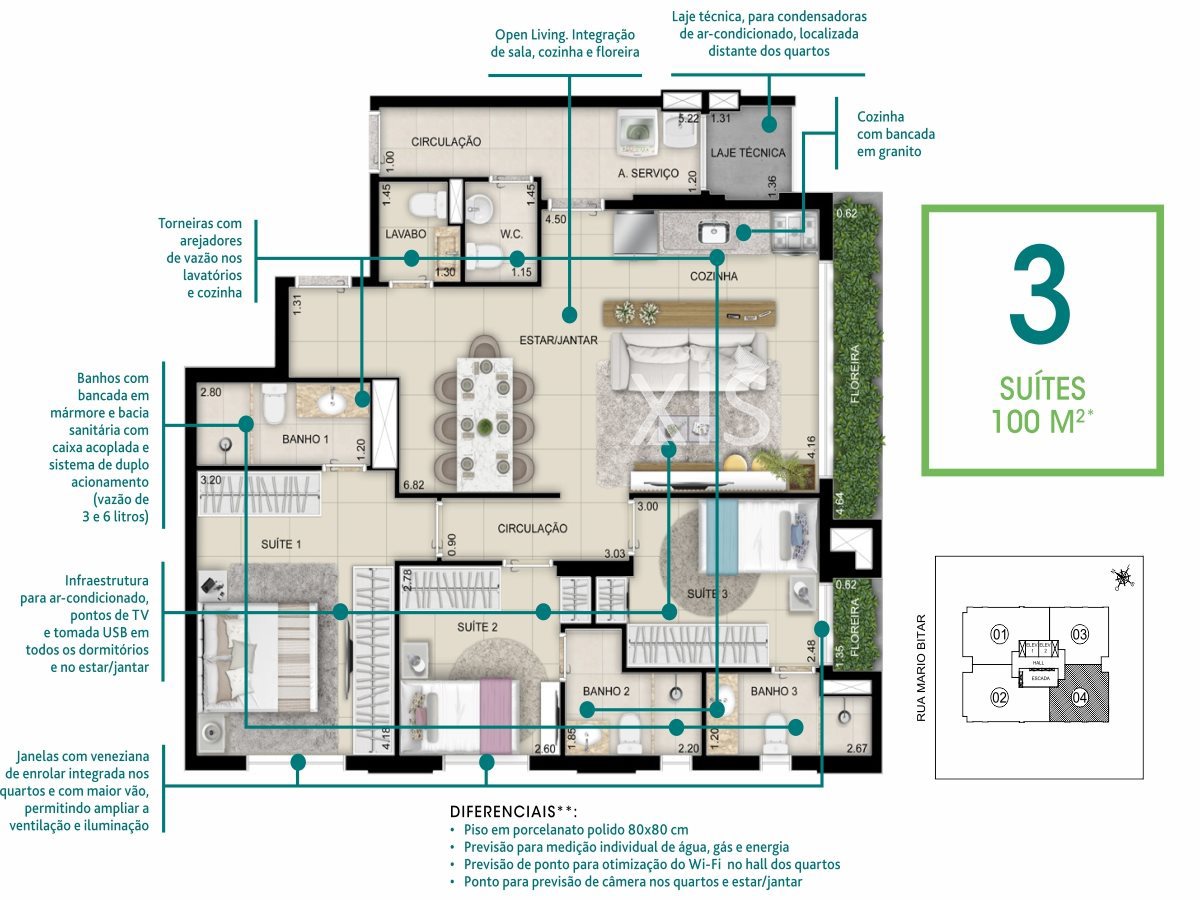 Eko Lifestyle (100m²), Apartamento no Setor Marista