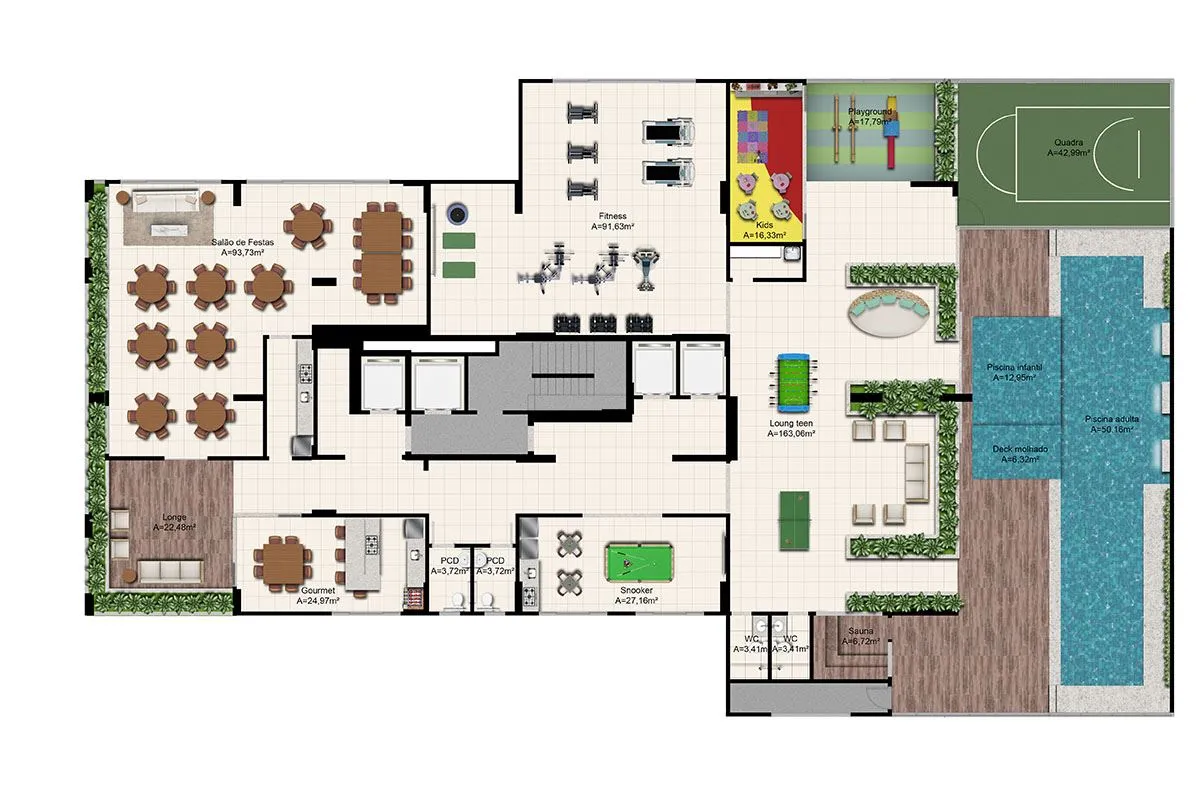 planta lazer gran murano