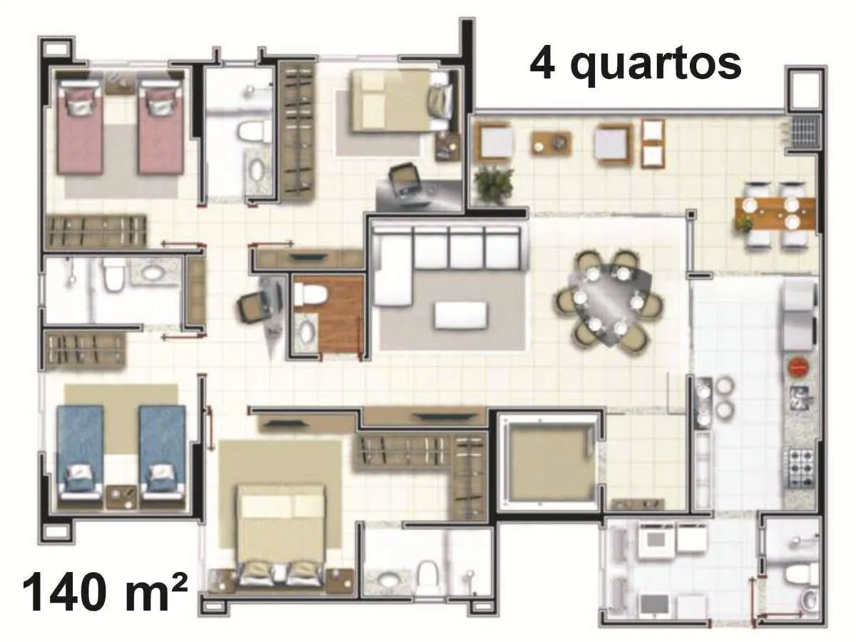 planta 140 m² la musique